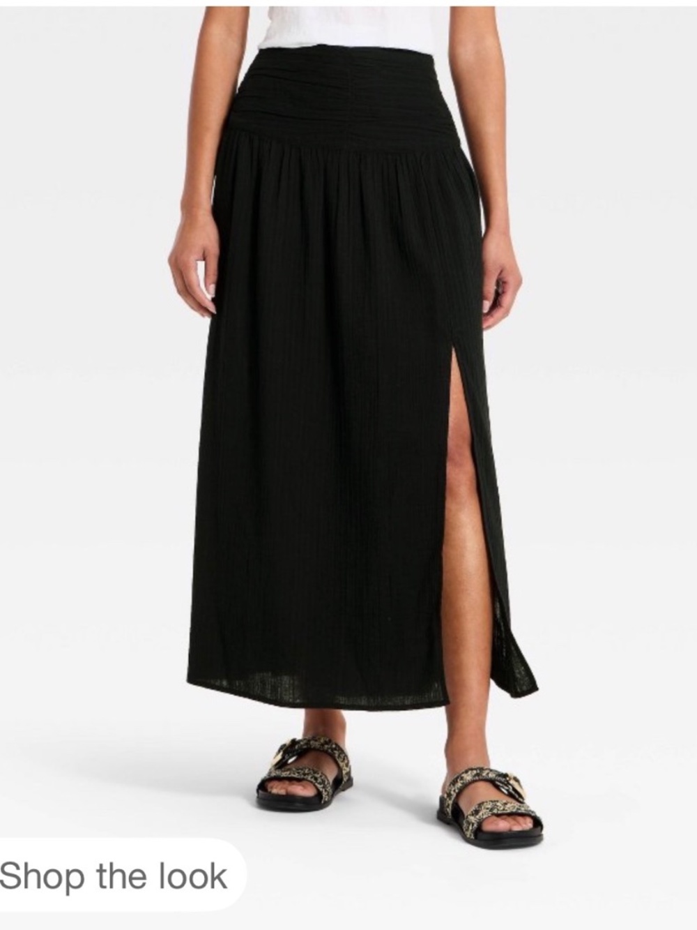 NWOT Universal Thread black cotton skirt size 8